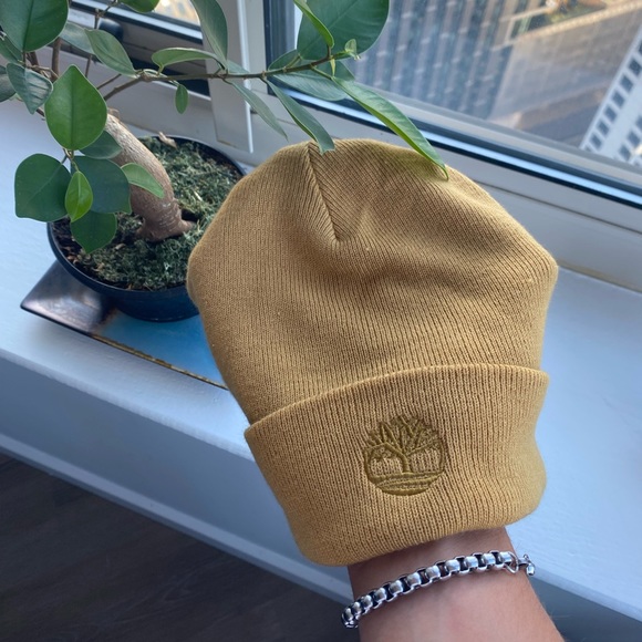 Tan Timberland Beanie - Picture 2 of 3